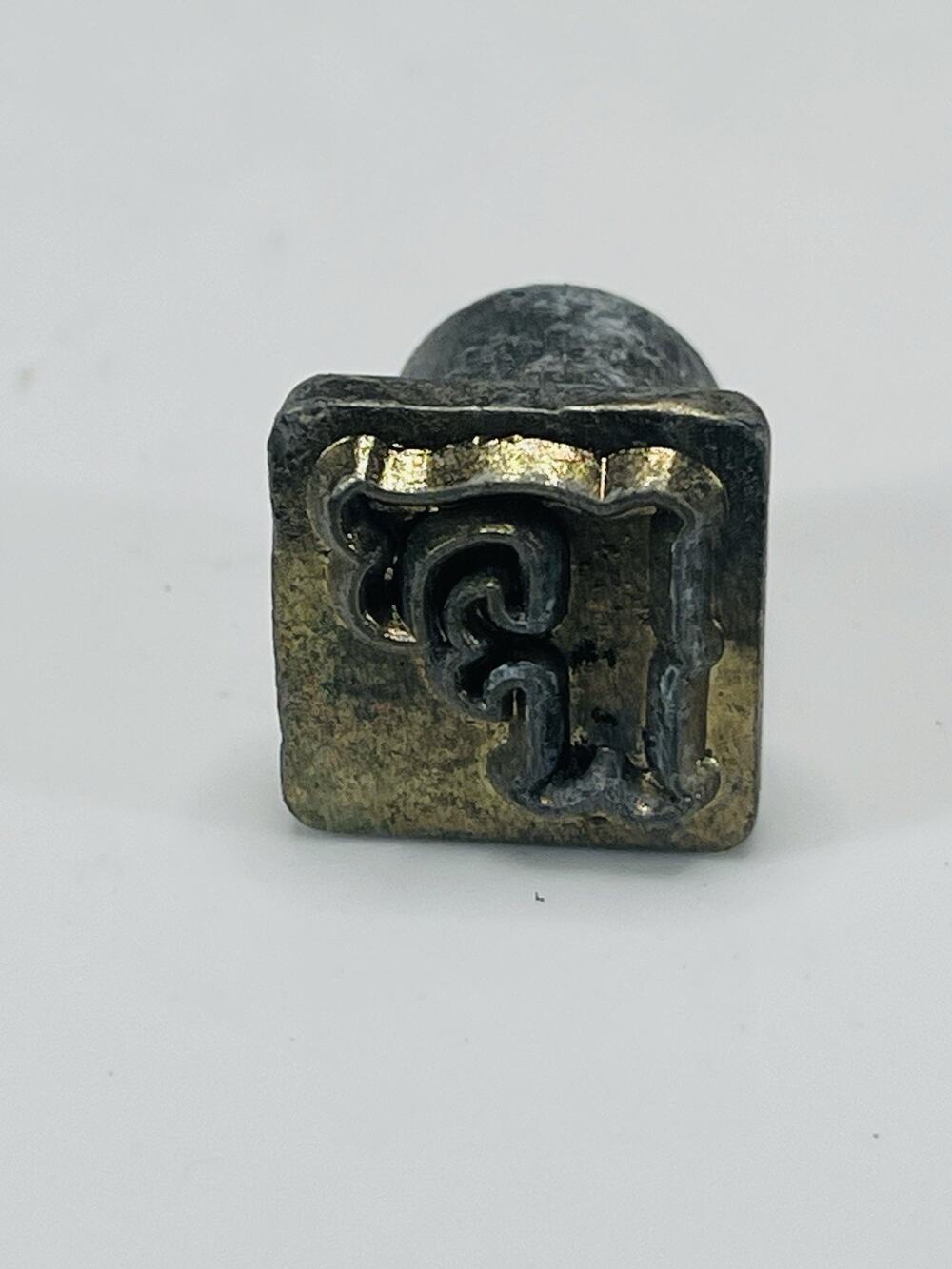 Leather Stamp F Tandy Craftool Alphabet Single Replacement Letter Size 1/2 Inch